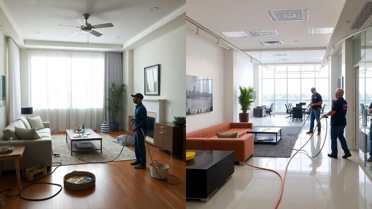 The Difference Between Residential and Commercial Post-Construction Cleaning